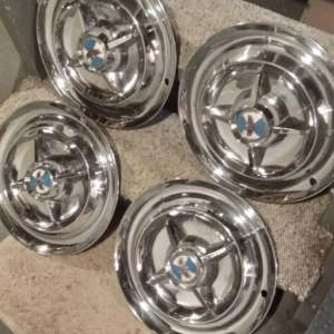 15” OEM Hubcaps – 1955–1956 Dodge Lancer (Set)